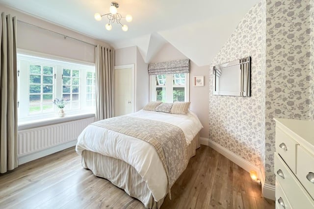One of the property's individually styled double bedrooms