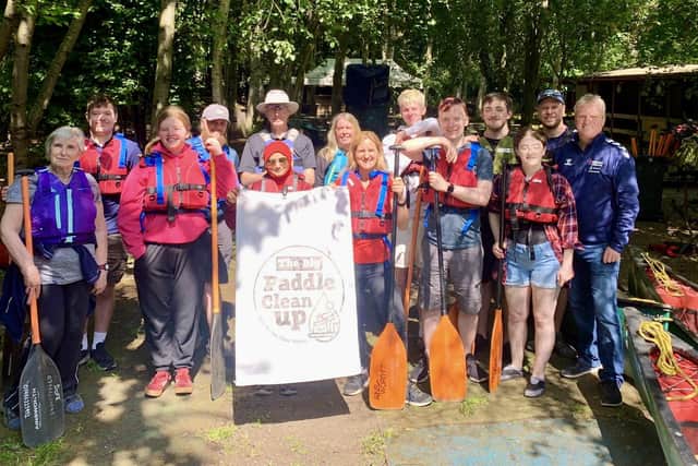 Kim Leadbeater took part in British Canoeing’s ‘Big Paddle Clean Up’ alongside canoeists and paddleboarders working to remove junk and plastic pollution from Britain’s waterways.