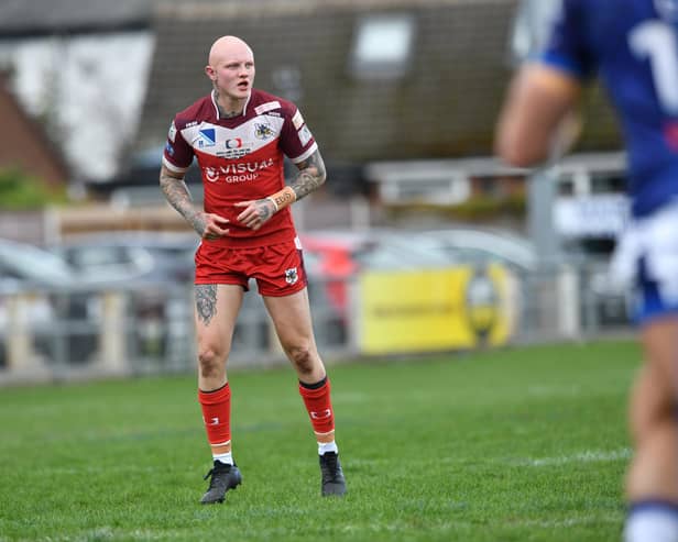 Former Dewsbury Rams winger Tom Halliday says he doesn’t have ‘anything to prove’ as returns to the FLAIR Stadium with second placed Doncaster RLFC on Sunday. (Picture by Howard Roe/AHPIX.com)