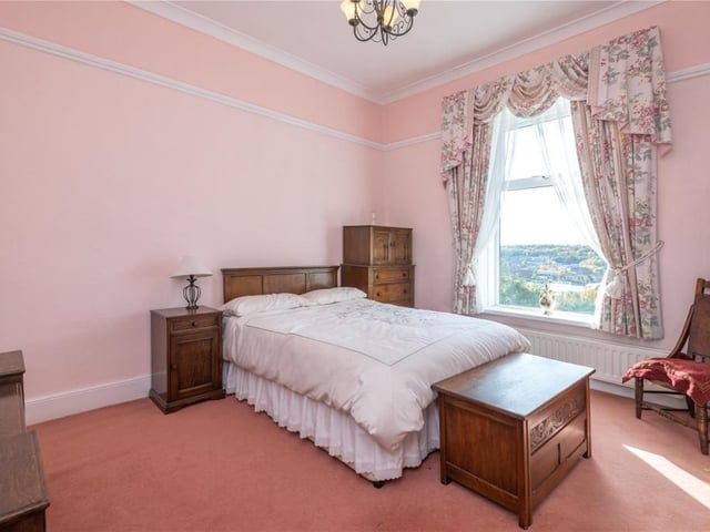 Stunning views from another of the property's double bedrooms.