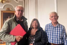 Gomersal residents Graham Athey, Judy Athey and Charles Buchanan all shared their fears about the new development during the committee meeting