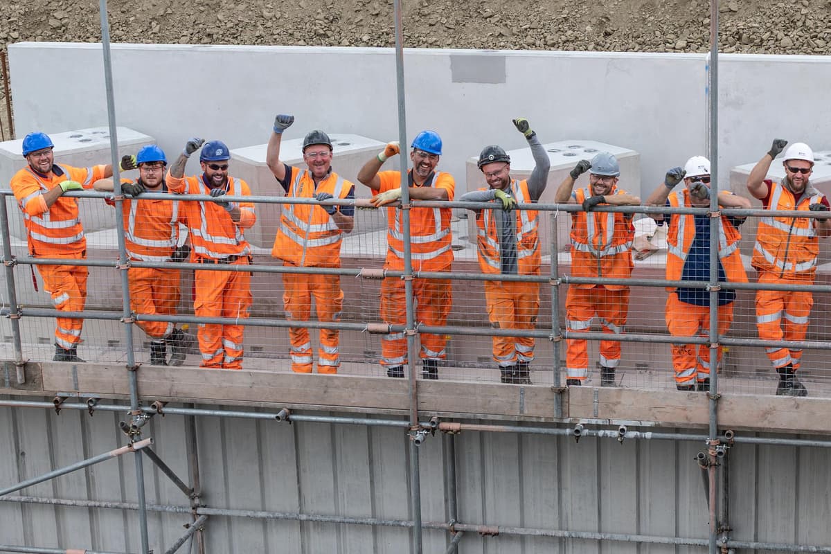 Das Team des Transpennine Route Upgrade blickt auf die im Jahr 2025 ...