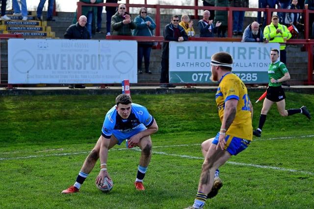 8. Hunslet ARLFC 6-80 Batley Bulldogs, fourth round of the Challenge Cup, Sunday, April 2, 2023. (Photo credit: Paul Butterfield)