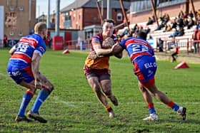 Batley Bulldogs in action against Rochdale in last weekend's fourth round of the Challenge Cup. (Photo credit: Paul Butterfield)