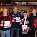 Paul Shillito, David Horrobin, Frank Wright BEM and Tim Wood, who are organising the Remembrance Day parade in Mirfield