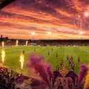 An artist's impression of how the redeveloped FLAIR Stadium could look.