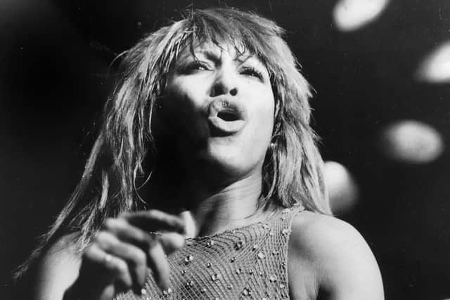 Tina Turner at Batley Variety Club early 70's.