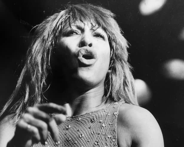 Tina Turner at Batley Variety Club early 70's.