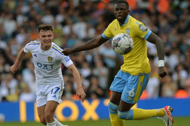Jamie Shackleton was one of Leeds United's best performers as he got forward from left-back to support the attack well against Sheffield Wednesday.
