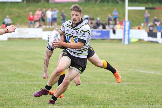 4. Action from Dewsbury Rams' 30-6 win in Cornwall