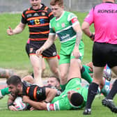 Dewsbury Rams’ head coach Liam Finn believes his players ‘will learn a lot’ from their agonising first league defeat of the season at the hands of Hunslet. (Photo credit: Thomas Fynn)