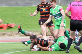 Dewsbury Rams’ head coach Liam Finn believes his players ‘will learn a lot’ from their agonising first league defeat of the season at the hands of Hunslet. (Photo credit: Thomas Fynn)