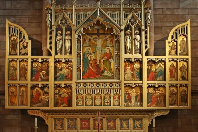 Altar at Shrewsbury Abbey