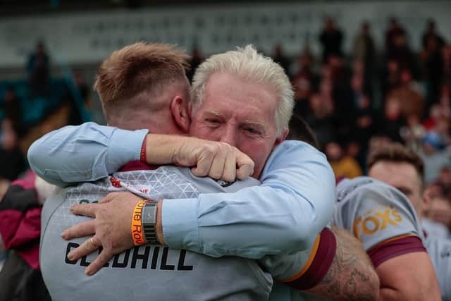 Batley Bulldogs’ chairman Kevin Nicholas has thanked Dewsbury Rams, Bradford Bulls, Barrow Raiders, the RFL, Viaplay and a host of local businesses in successfully helping to switch the club’s Monday evening’s televised Championship clash with the Cumbrians to the FLAIR Stadium