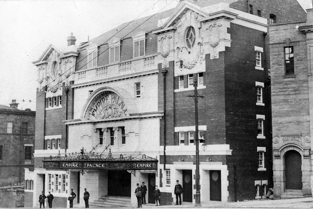 The old Dewsbury Empire Theatre before it was demolished.