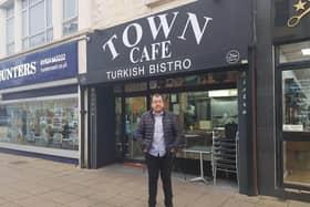 Owner of Town Cafe, Ridvan Turhan organised a donation drive for the victims of the Turkey and Syria earthquake with the help of estate agents, Hunters, next door to his business.