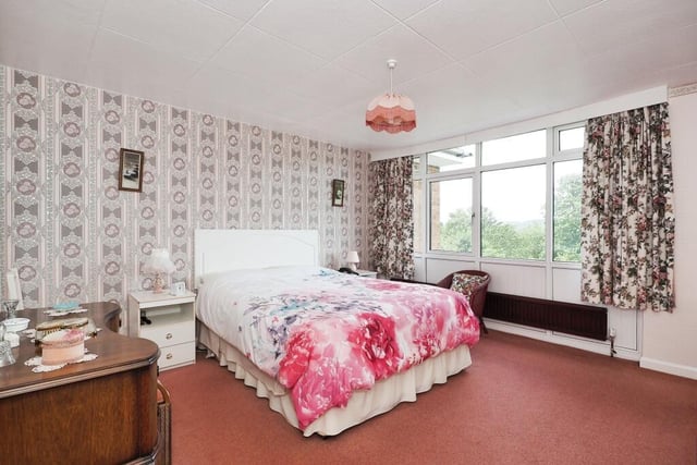 One of the spacious double bedrooms.