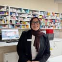 Fatima Fakech at Advanced Care Pharmacy in Cleckheaton.