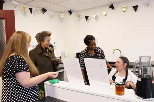 Hollybank Trust in Mirfield was joined by the Princess Royal on Wednesday, September 20, to help start their Platinum celebrations