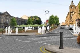 An artist's impression of how Batley town centre could look. Image: Kirklees Council.