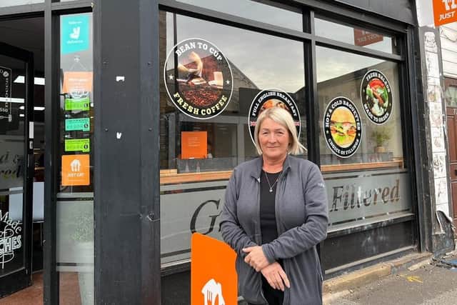Cafe owner Sharon McNulty has owned Grilled and Filtered for 22 years and fears the road 'won't work' in practice.