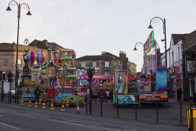 Prior to the big switch on at 7pm, the vast crowds were treated to 20 Christmas market stalls, circus skills workshops and community-built light installations, while children enjoyed fairground rides.