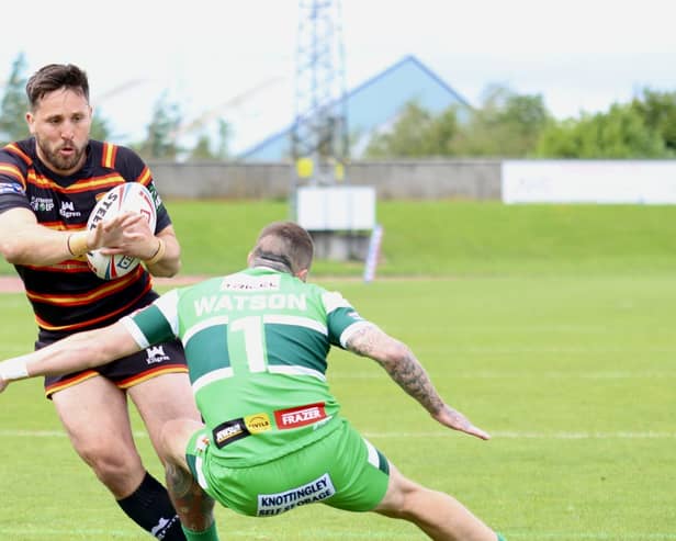 Newly announced vice captain of Dewsbury Rams, Matt Garside, has revealed he is ‘looking forward to the challenge’ that the Championship will bring in 2024. (Photo credit: Thomas Fynn)