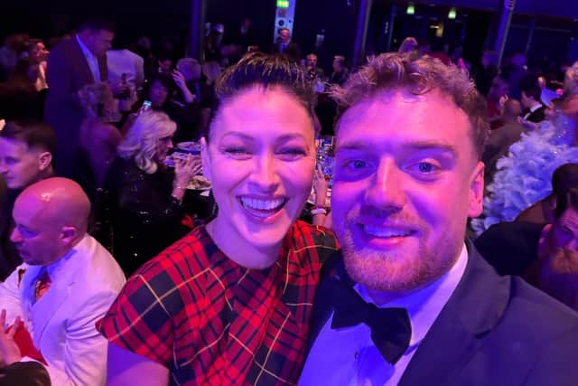 Sam was invited to the Attitude Awards where his film was shown to an audience including the new host of Strictly Come Dancing, Emma Willis.