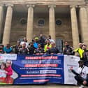 The fundraisers cycled from Dewsbury to York and back to help support the Lebanon orphanage earlier this year