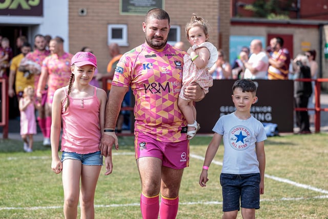 Batley Bulldogs' Pink Weekend at the Fox's Biscuits Stadium to raise funds for a breast cancer charity