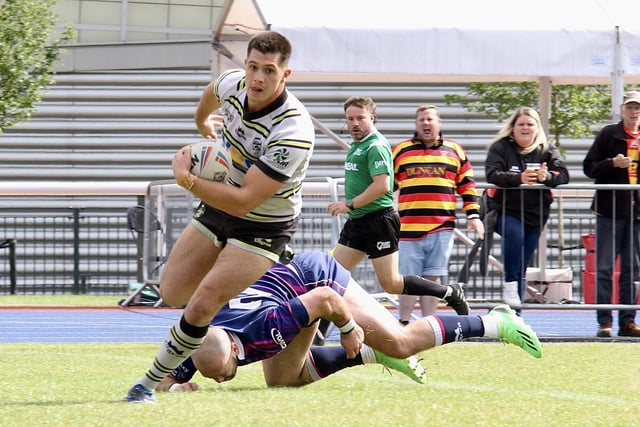 Dewsbury Rams clinched a thrilling 28-23 victory over Midlands Hurricanes on Sunday.