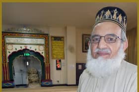 Masood Khan at his local Anwaar-E-Madina Jamia Mosque