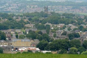 View of Mirfield from Upper Hopton.