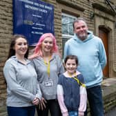 An additional location for Brighter Gray's, a support group which helps children dealing with grief, has been established at Birkenshaw Methodist Church. Pictured are, from left: Kerry Littlewood, Amy Wilks, Lacie Wilks and Adrian Roberts.