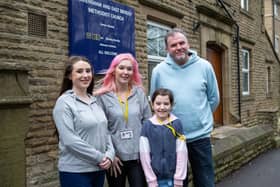 An additional location for Brighter Gray's, a support group which helps children dealing with grief, has been established at Birkenshaw Methodist Church. Pictured are, from left: Kerry Littlewood, Amy Wilks, Lacie Wilks and Adrian Roberts.