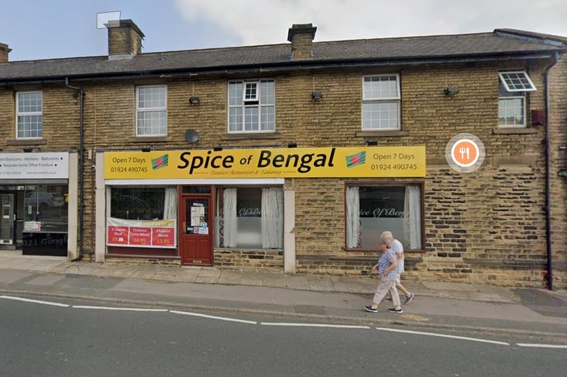 5. Spice of Bengal, Greenside Road, Mirfield