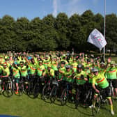 Over 80 cyclists have set off on a 288-mile bike ride from Cleckheaton to London in memory of former Batley and Spen MP Jo Cox
