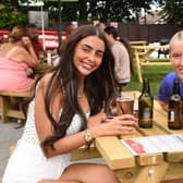 Event organisers Lauren Horner and Farah Crompton at the Great Get Together at The New Pack Horse Bar, Cleckheaton.