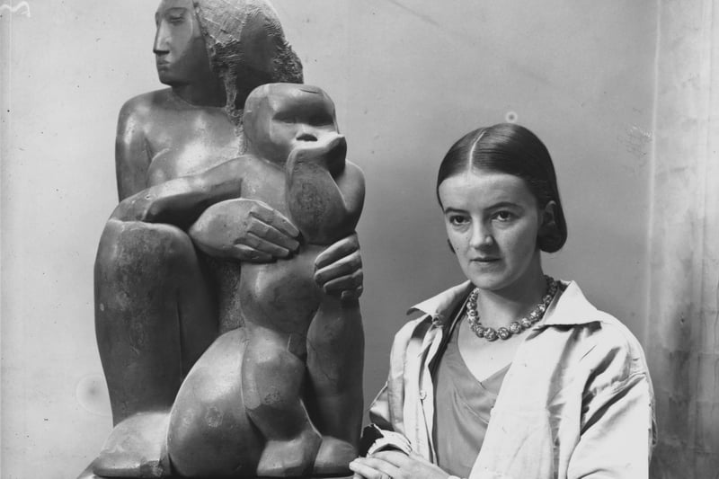 Wakefield-born Barbara Hepworth is recognised across the world for her art and sculptures. Born and raised in the city, she credited the West Yorkshire industrial setting as the inspiration for much of her work. (Photo by Fox Photos/Getty Images)