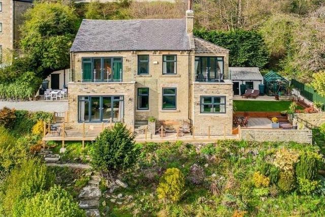The property within its stunning, elevated location close to Dewsbury.