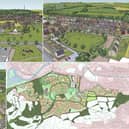 Artist's impressions of the Dewsbury Riverside housing project