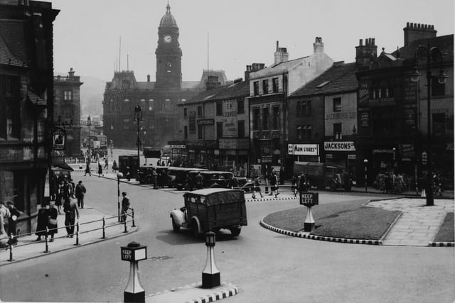 Dewsbury Market Place on May 14, 1947.