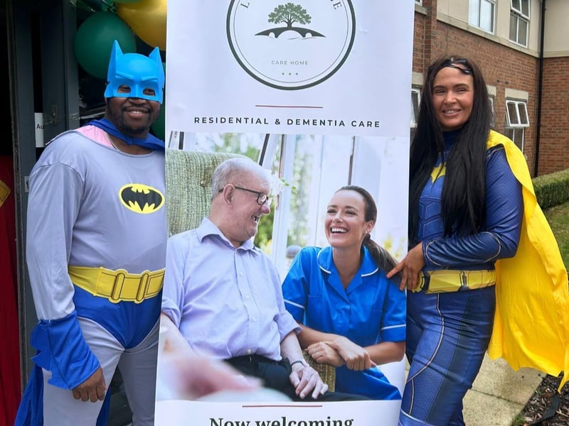 Home manager Ben Makwar and lifestyle manager Zoe Mortimer.