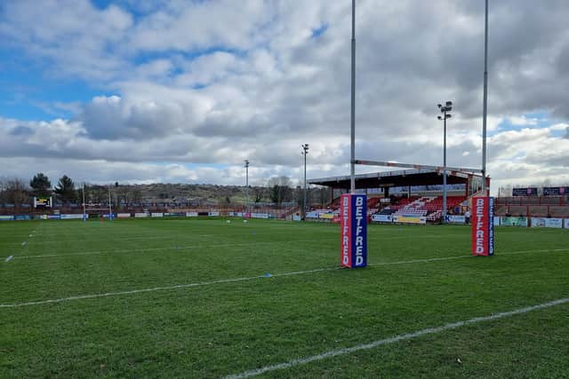 The Fox's Biscuits Stadium, home of Batley Bulldogs
