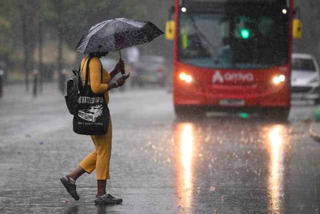 Heavy rain set for the UK. (Photo by Leon Neal/Getty Images)