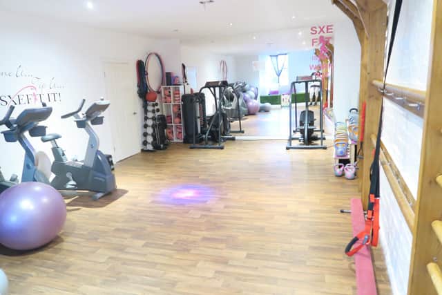 Sxefit provide a variety of fitness classes including pole dancing and aerial silk.