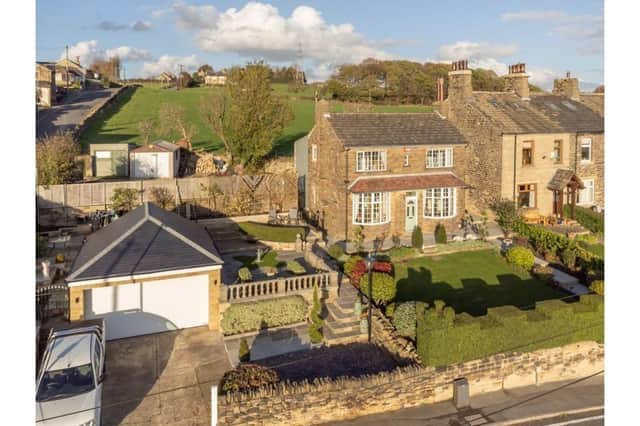 This property on Fall Lane in Liversedge, is currently for sale on Rightmove for a guide price of £675,000.