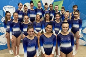Town Flyers' squad that competed in the Yorkshire Championships at Dewsbury Sports Centre.