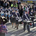 The 868 Mirfield Squadron Air Training Corps parade at Mirfield Remembrance Day last year.