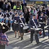 The 868 Mirfield Squadron Air Training Corps parade at Mirfield Remembrance Day last year.
